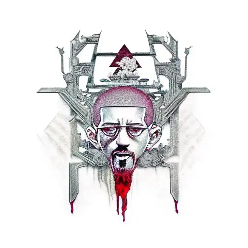 Cover Of Linkin Park's Cd 'Hybrid Theory Without Any Letters Or Background '