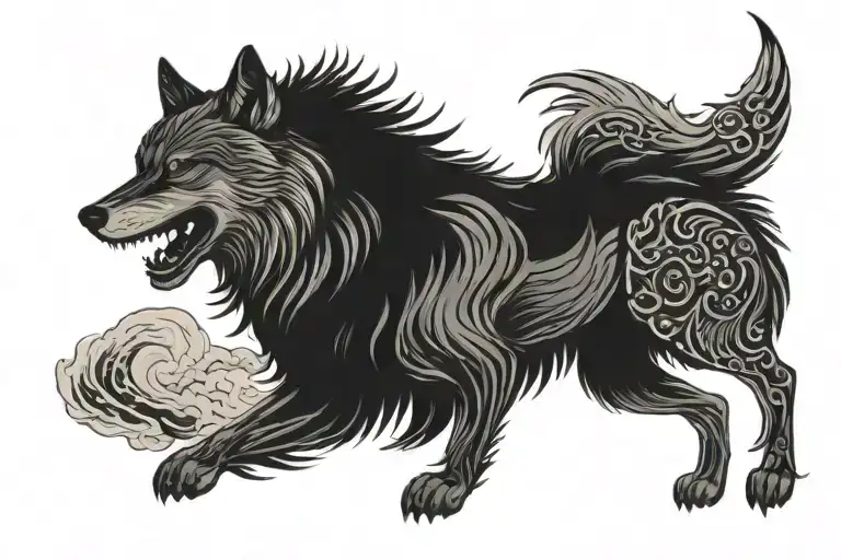 Wolf Blended Together