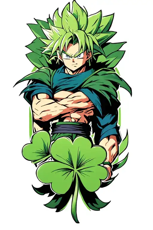 Ruffy Gear 5 Leaf Clover Goku Ultra Instinct Zoro Roronoa