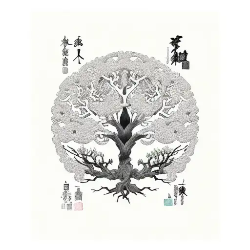 Tree Of Life With Name Leon & Arya