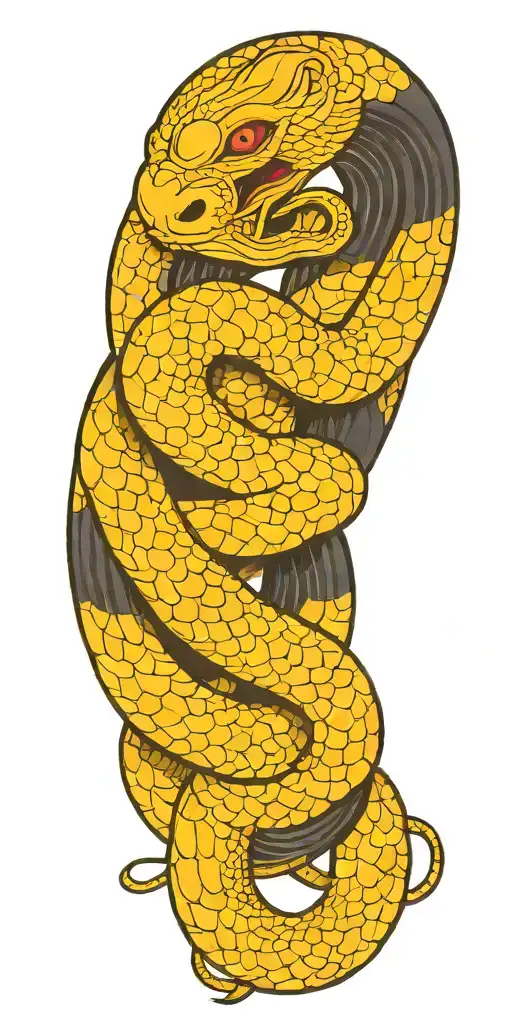 Cobra And Japanese Clouds