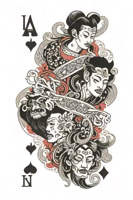 Italian Playing Cards Spread