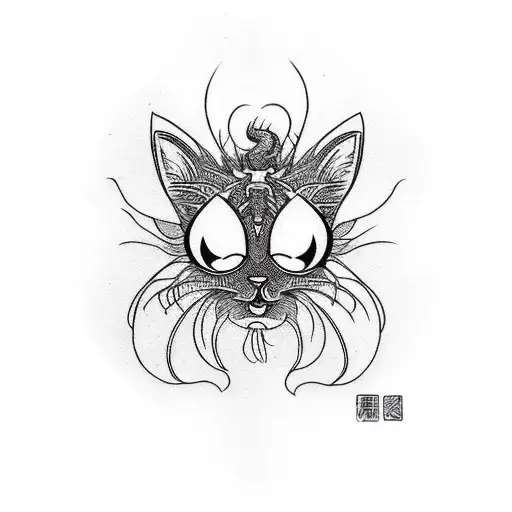 Cat With Spider Lilly