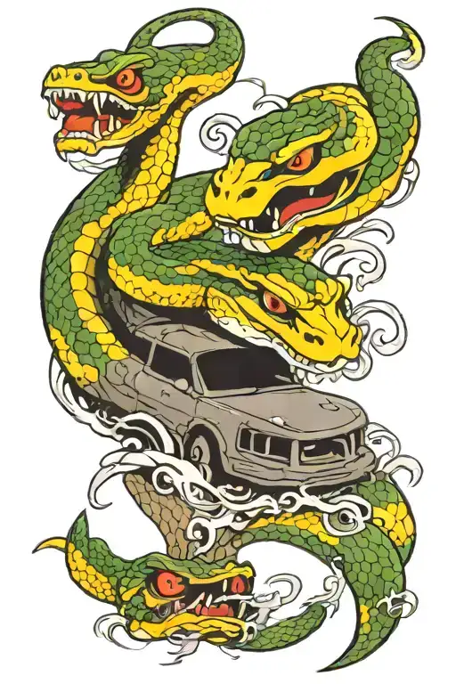 Snake Car Driving