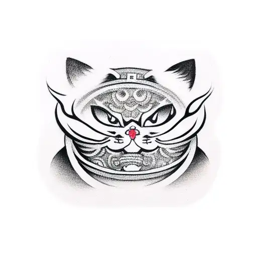 Lucky Cat With Street Wear