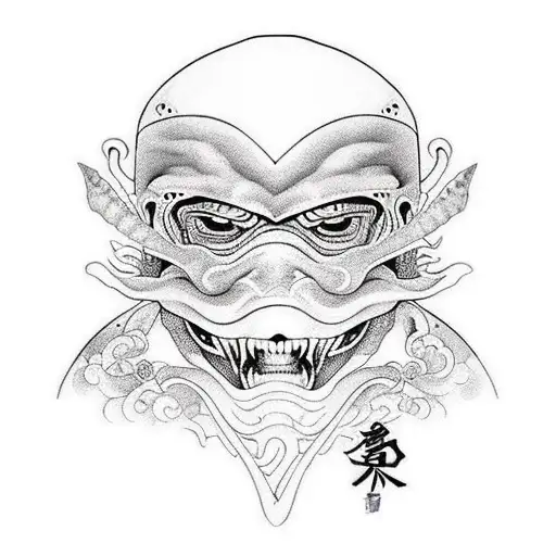 Tortuga Ninja Miguel Angel Tunica Con Nunchakus