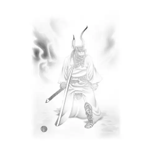 Fighting A Demon With A Sword