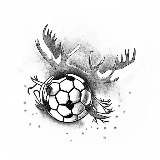Moose With Soccer Ball