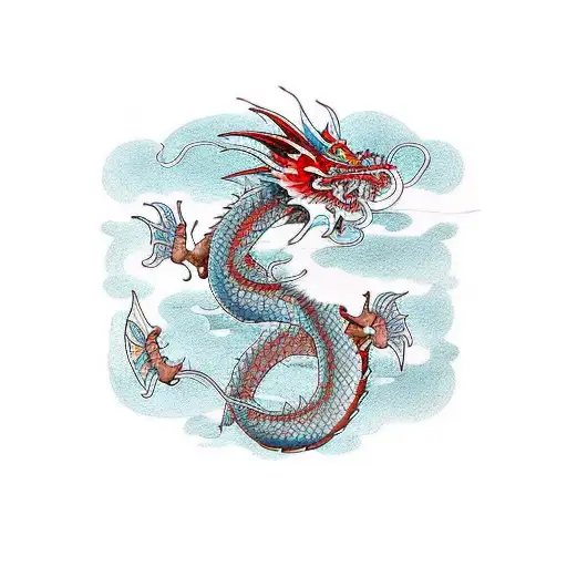 Dragon Comiendose La Cola