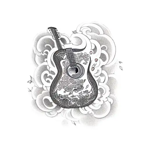 A Guitar Made Of Four Cloves