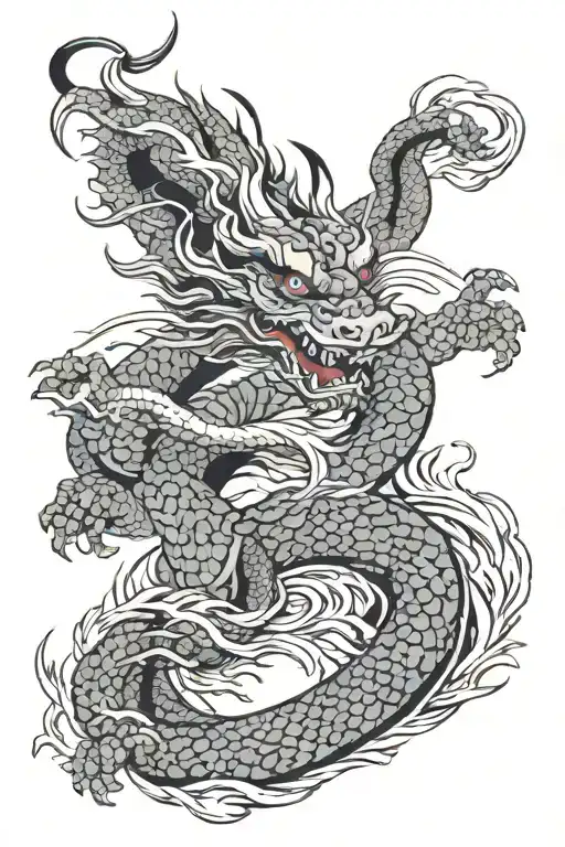 Japanese Dragon Coming