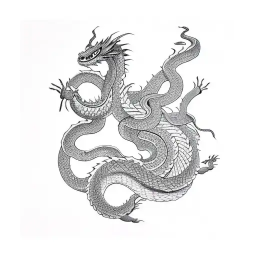 Warth And Little Sadness Snake Or Dragon