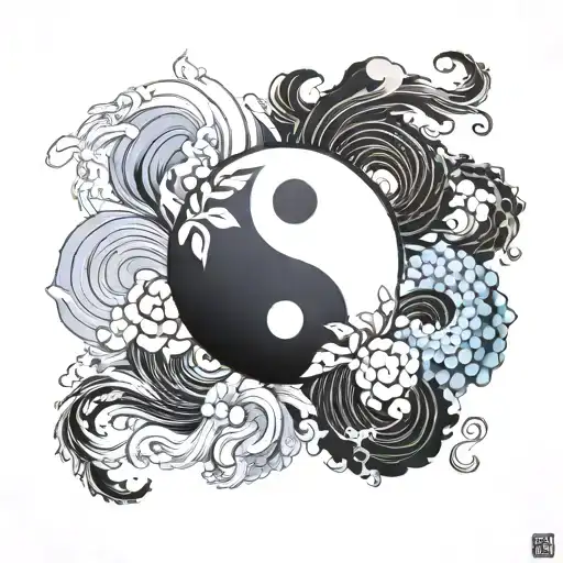 Yin Yang Symbol Merging