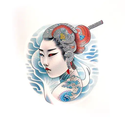 Girl With Fire And Water