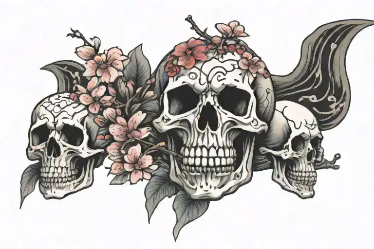 Sakura And Skull
