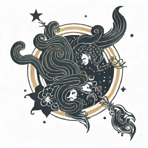 Virgo Constellation Intertwined