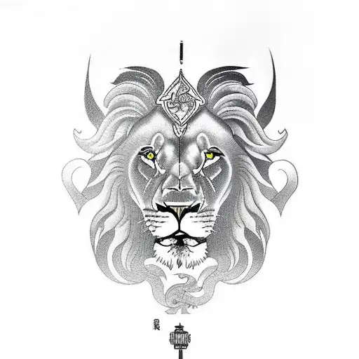 Lion Gemini Never Give Up Zeus