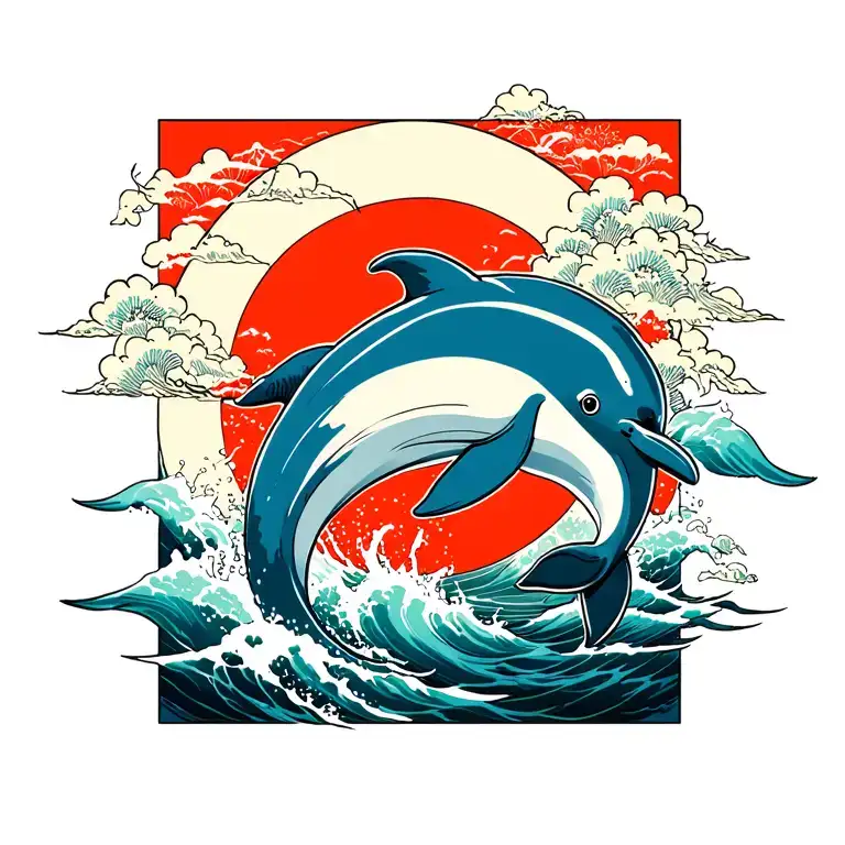 Dolphin Jumping