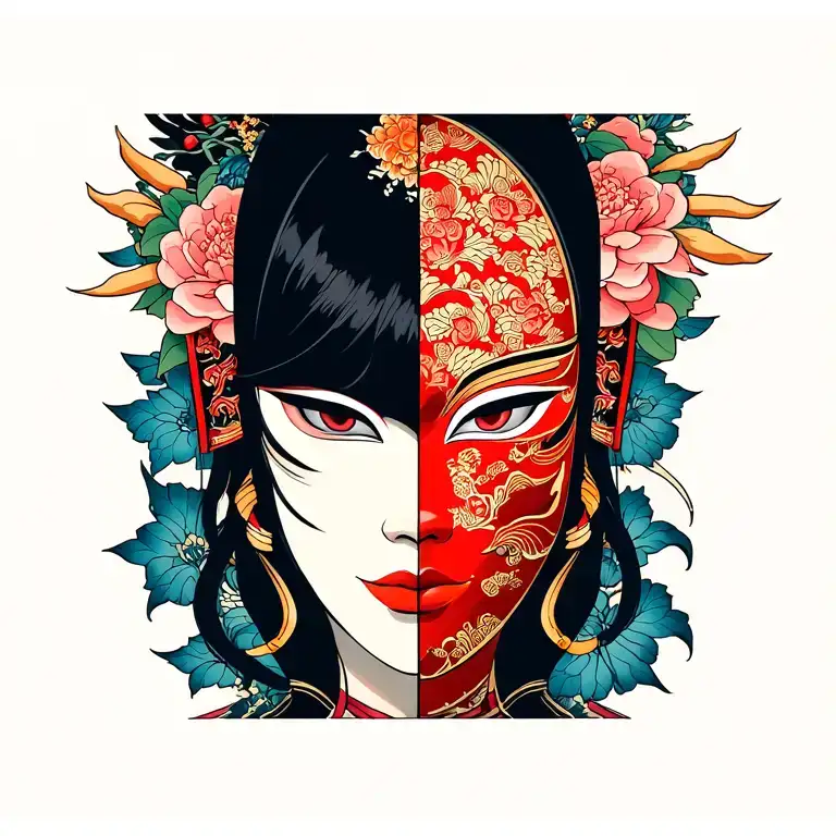 Only Mask Split In Half