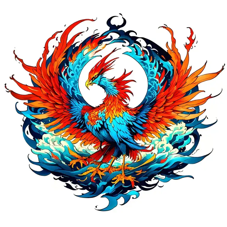 Phoenix Rising From Ashes