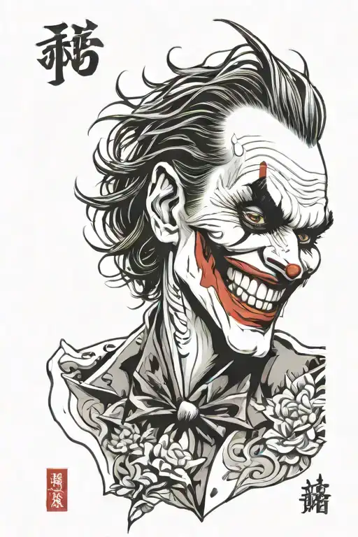 Joker Heavy Smile Realistic