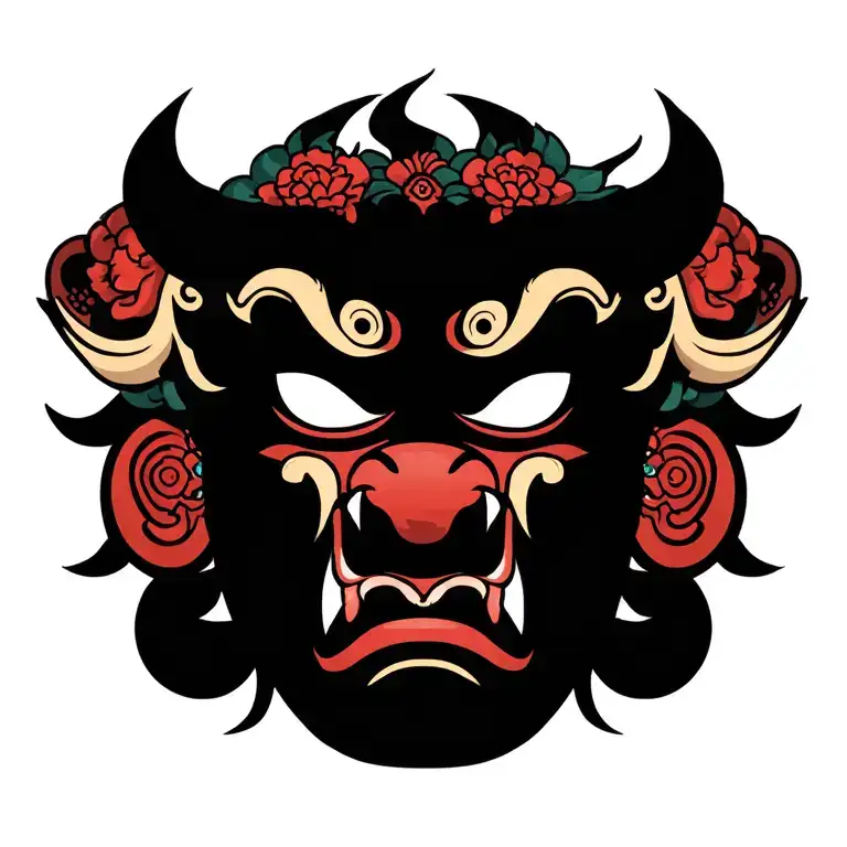 Oni Demon Mask