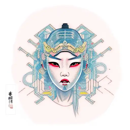 Asian Girl Cyberpunk