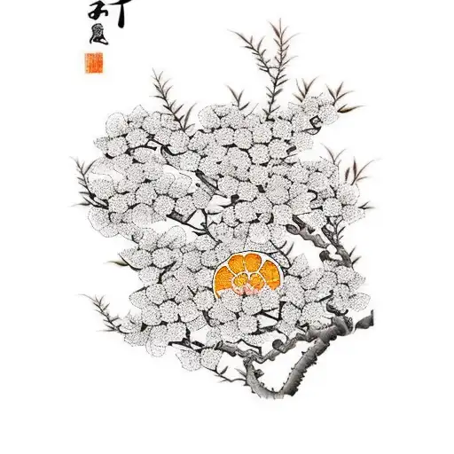 Flowering Orange Tree