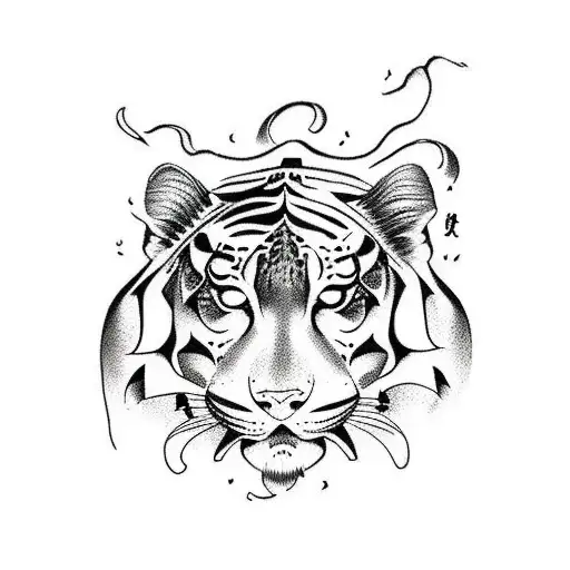 Panther & Tiger Fighting