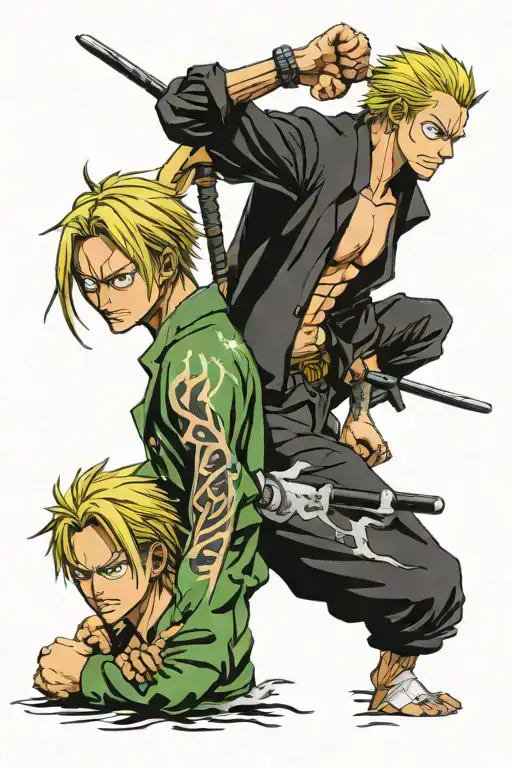 One Piece Sanji And Zoro