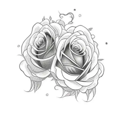 Anime Girl With Rose Flower