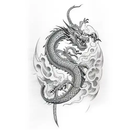 Dragon Samurai Arm Sleeve