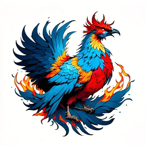 Phoenix Rising From The Ashes