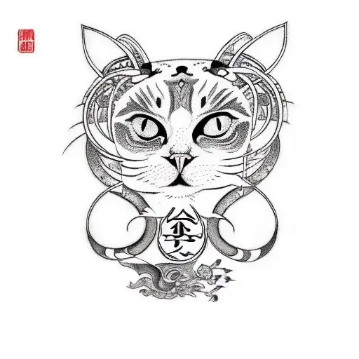 Cat With Aries Sign
