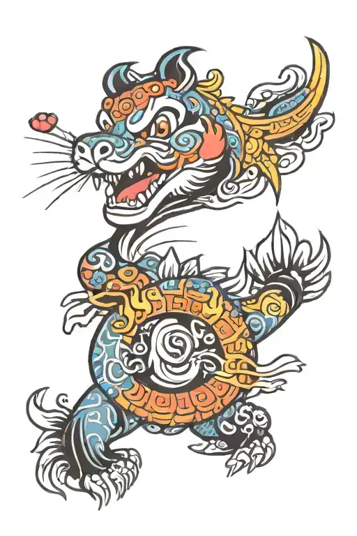 Cartoon Funny Arm Animal