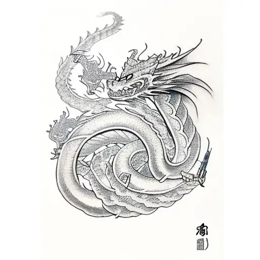 Dragon Coiled 2000