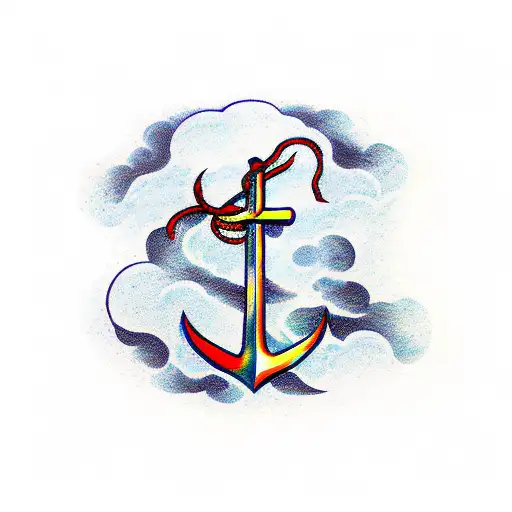 Lightning Bolt Anchor Swords
