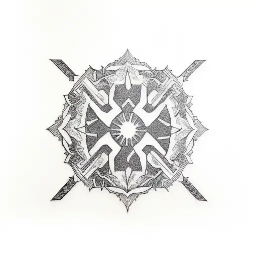 Lines Leading To Star