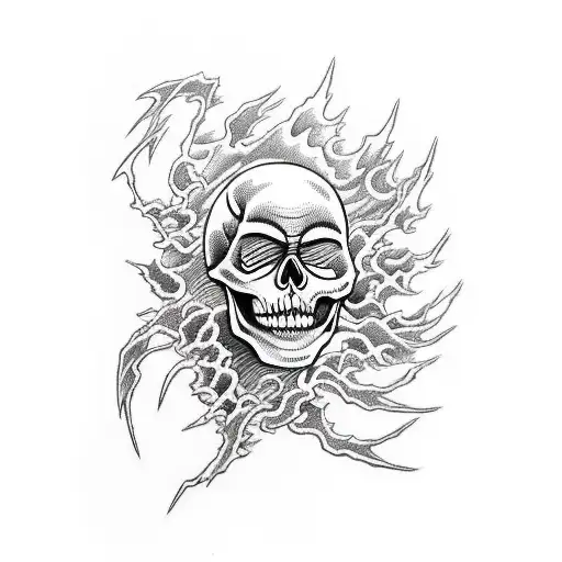 Skeleton Surfing Lightning