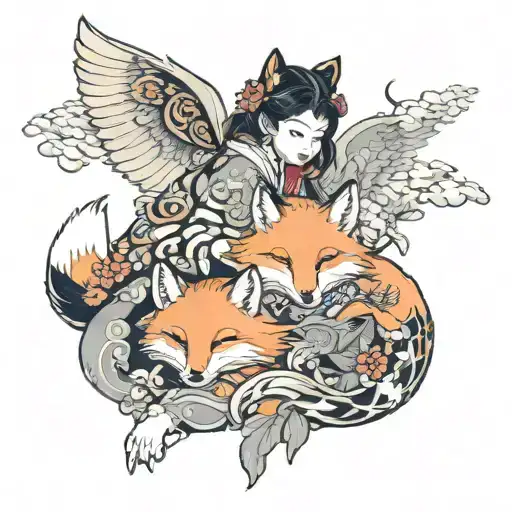 Fox And Angel Watching