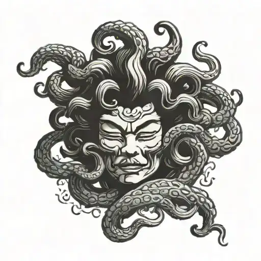 Smoking Medusa Head