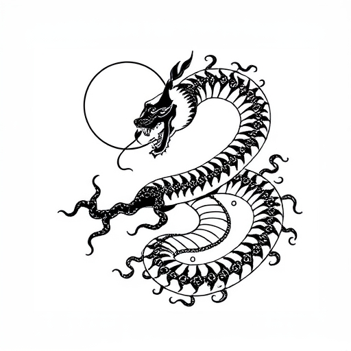 Moonlit Serpent’s Path