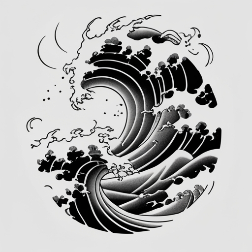 Celestial Storm’s Path Tattoo idea