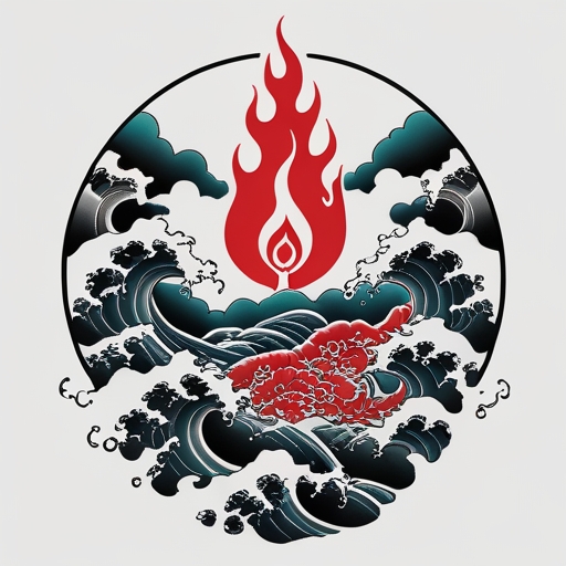 Crimson Flame of Eternal Light Tattoo idea