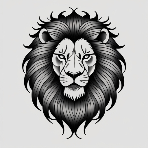 Lion’s Mane Tattoo idea