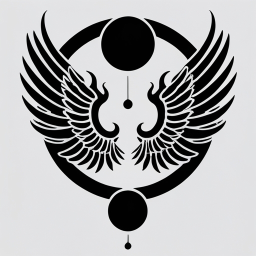 Eclipse Wings Tattoo idea