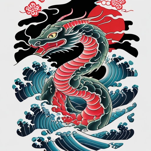 Eternal Serpent’s Radiance Tattoo idea