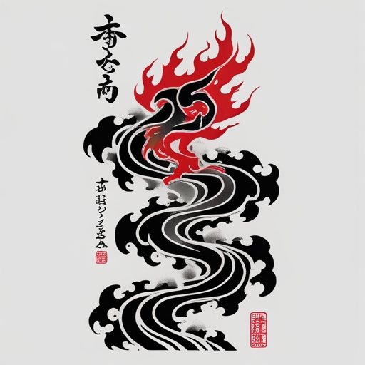 Crimson Flame’s Silent Path Tattoo idea