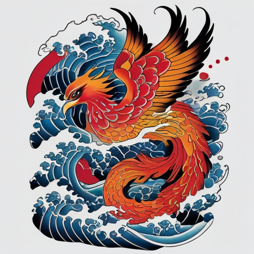 Whispers of the Phoenix’s Embrace Tattoo idea