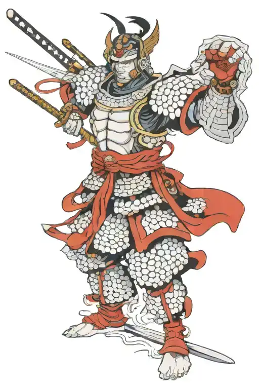 Cyborg Samurai Warrior